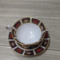 英国　ROYAL CROWN DERBY 　ロイヤルクラウンダービー　オールドイマリ　1128　ティー カップ＆ソーサー