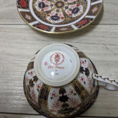 英国　ROYAL CROWN DERBY 　ロイヤルクラウンダービー　オールドイマリ　1128　ティー カップ＆ソーサー
