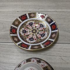 英国　ROYAL CROWN DERBY 　ロイヤルクラウンダービー　オールドイマリ　1128　ティー カップ＆ソーサー