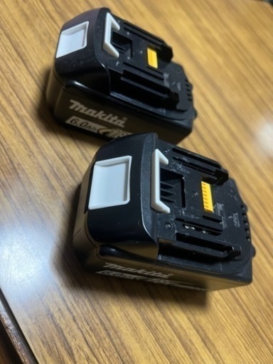 ★マキタ バッテリー 18V 6.0Ah 2個売ります‼️新品純正品！！早いもの勝ち