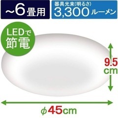 【募集終了】アイリスオーヤマ LEDシーリングライト6畳 5.0...