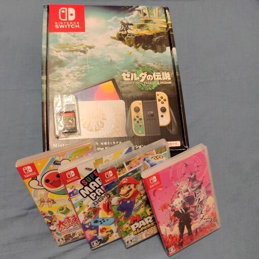 お譲り先決まりました！！任天堂 Switch 有機EL ゼルダの伝説 モデル！！ソフト他セット！