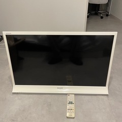 SHARP AQUOS LC-32J10 ホワイト　テレビ