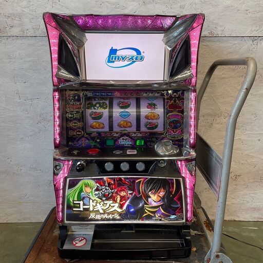 スロット実機 サミー パチスロ 初代コードギアス 反逆のルルーシュ 家庭用電源 コイン不要機