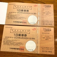 【ネット決済・配送可】九州1日乗車券