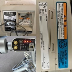 電動アシスト自転車 ブリジストン Assista A39 26インチ 内装3段変速 3.8ahバッテリー２つと充電器付属