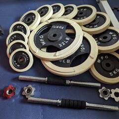 購入者決定済    パワーラック、ベンチ、ウエイトのセット