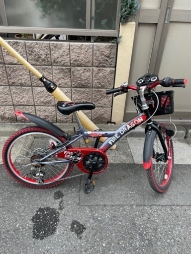 20インチ　キッズ　子供　自転車　オートライト　6段