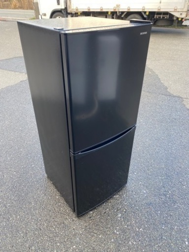 福岡市内設置無料 2020年式アイリスオーヤマ IRIS OHYAMA IRSD-14A-B [冷蔵庫 142L ブラック]
