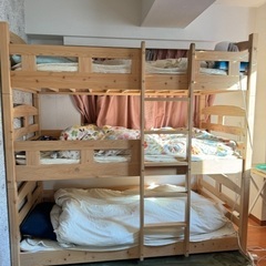 三段ベット　敷布団合わせて定価約30万円