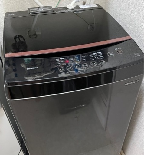 【取引決定】アイリスオーヤマ 洗濯機 8.0kg ブラック スプラウォッシュ IAW-T805BL-B