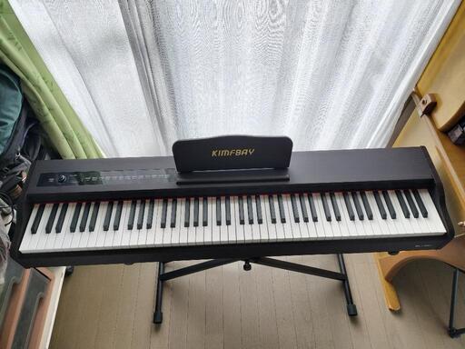 【手渡し可能】新品同様 KIMFBAY ハンマーアクション鍵盤 電子 ピアノ