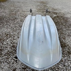 値下げします！ 中古　FRP  2人用ボート 底板&ドーリー付き