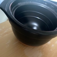 【引き取り限定】HARIO土鍋（１〜２合用）