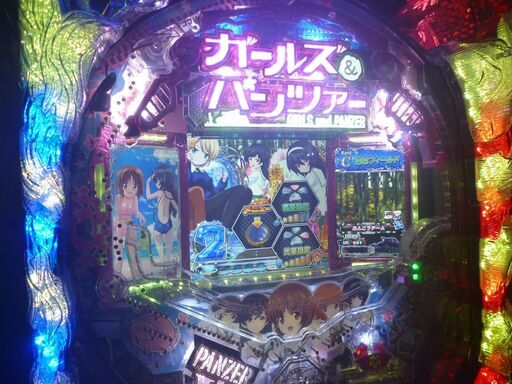 パチンコ実機　ガールズ＆パンツァー