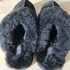 UGG スリッパ　毛付き