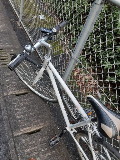 リサイクルショップどりーむ鹿大前店 No1266 自転車 クロスバイク 白