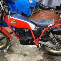 値下げ！ホンダT200 （MD09）書類無しジャンク品