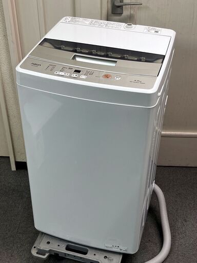 ㉑【税込み】高年式 アクア 4.5kg 全自動洗濯機 AQW-S4M 2023年製【PayPay使えます】