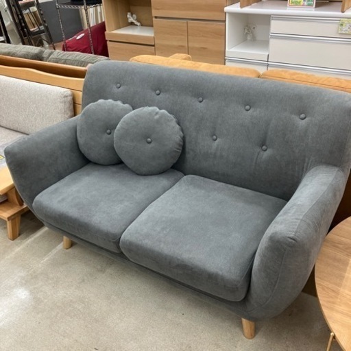 ️オシャレ️2人掛けソファ 東京インテリア購入 ファブリック 550