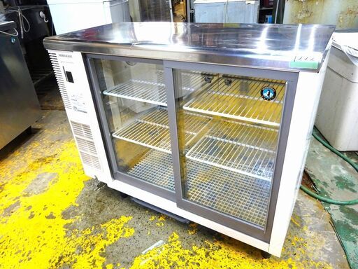 (1222)ホシザキ テーブル形冷蔵ショーケース 台下ショーケース RTS-100STD 2021年製 W1000D450H800 100V 業務用 中古 厨房
