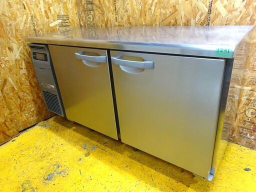 (1231)ホシザキ 業務用 コールドテーブル 台下冷蔵庫 RT-150SNG 2021年製 W1500D600H800 100V 中古 厨房 飲食店 店舗