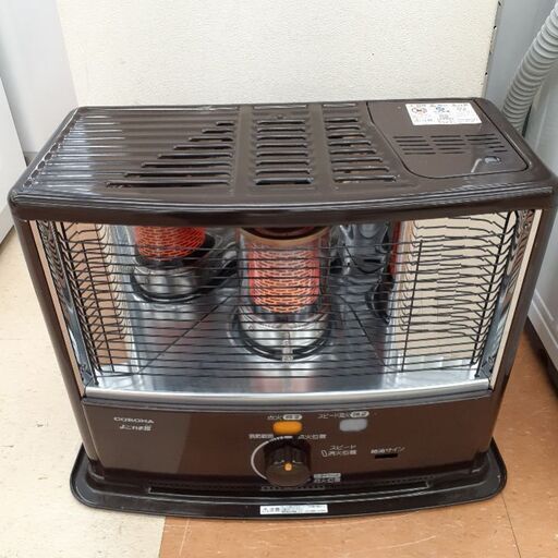 ★ジモティー割引有★ コロナ 自然通気形開放式石油ストーブ RX-2921WY ブラウン 中古品