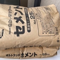 未使用セメント25kg2袋 おまけ付き