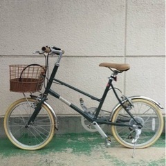 【美品】ミモザ　mimosa ミニベロ　20インチ　自転車　