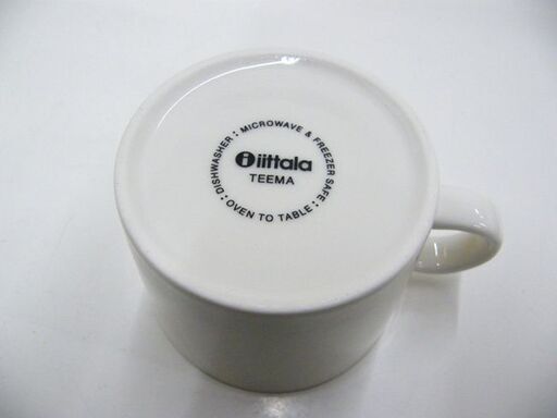 iittala/イッタラ ティーマ カップ＆ソーサー 5客セット ホワイト