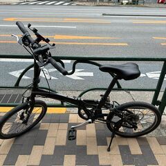 折り畳み自転車　8速ギア