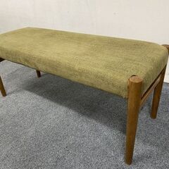 MOMO natural /モモナチュラル/脇木 ダイニングセット オーク無垢材 幅1400 4人掛け ベンチ 中古家具 店頭引取歓迎 R7948