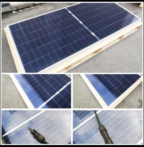 値下げ!!ソーラーパネル450w２枚　災害節電　小スペース　ベランダ発電　成田