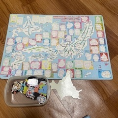 ドラえもん　日本地図パズル　マグネット　両面