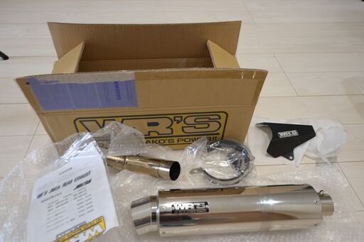 WR'S（ダブルアールズ）スリップオン　マフラー　2015~ 2021　YZF-R25【JBK-RG10J・2BK-RG43J】 /　YZF-R3 【EBL-RH07J・2BL-RH13J】