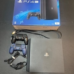 【ネット決済・配送可】【中古品】プレイステーション4pro（1TB）