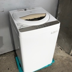 配達設置応談 動作確認済 2016年 東芝 5kg 全自動洗濯機...