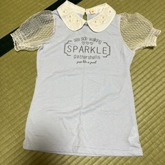 袖レース　Tシャツ  130㎝