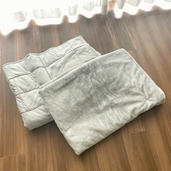 【譲渡先決定】ニトリ　「重い毛布」 5.5kg シングル　加重ブ...