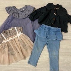 値下げ🉐女の子　80サイズ 90サイズ　お洋服まとめ売り