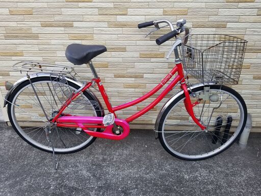 中古自転車 変速無し 26インチ LEDブロックダイナモ 軽整備済み 防犯登録対応 町田市 相模原市 MM137