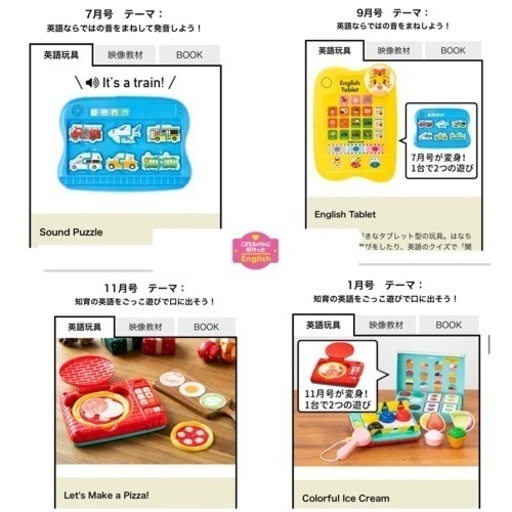 こどもちゃれんじ ほっぷEnglish（3〜4歳） こどもちゃれんじぽけっと