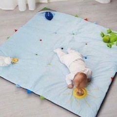 IKEA ベビープレイマット⭐︎赤ちゃんお昼寝用にも。