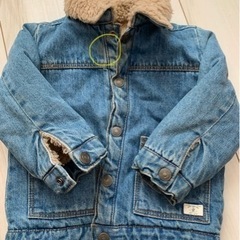 ZARA Baby デニム　ボア　リバーシブル　ジャケット