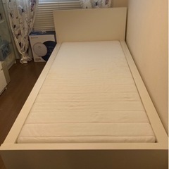 IKEA シングルベッド&マットレス 即渡し可能