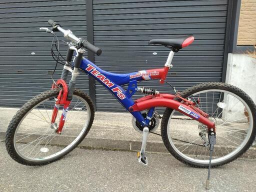 26インチサイズ　ダブルサスペンション自転車