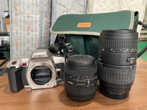 「S279」 MINOLTA α Sweet ASPHERICAL 24-70㎜ DL MACRO SUPER 70-300㎜ ミノルタ一眼レフ デジタルカメラ シグマカメラレンズ