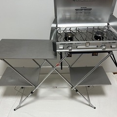 uniflame ツインバーナー、キッチンスタンド キャンプ用品