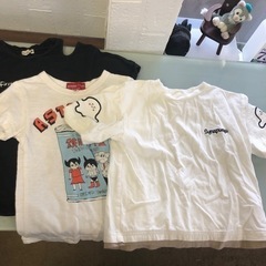 【110 】子供服　Tシャツまとめ売り　ホワイト　ブラック