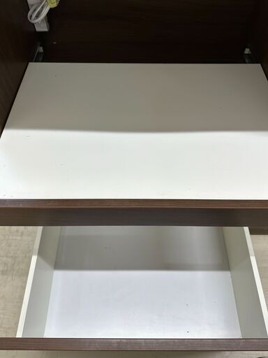 ジモティ来店特価!!】 食器棚 土井インテリア ダークブラウン J-0230